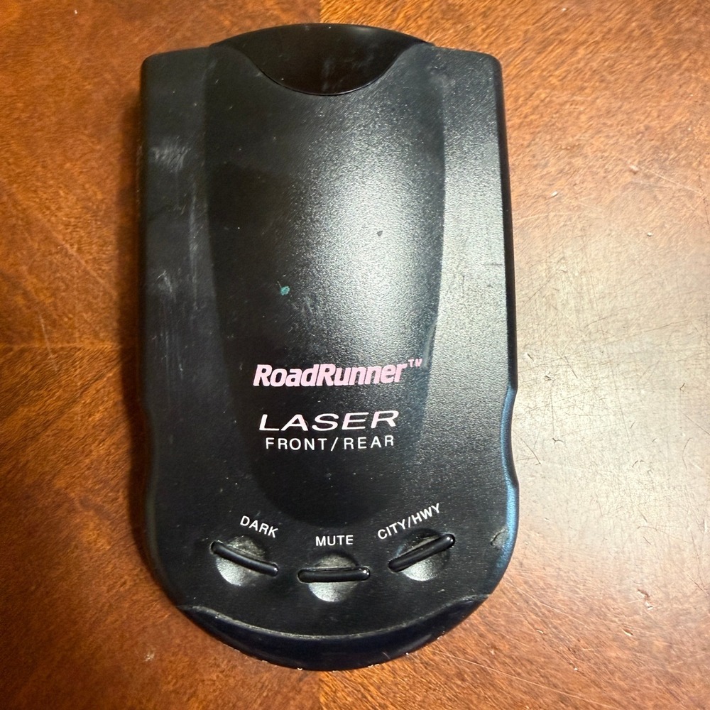 RoadRunner‎ 9040X Laser Radar Detector Front Rear Black 12V DC 002757